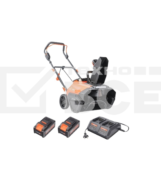Снегоуборщик аккумуляторный PATRIOT PE 4542 LCT 40V + 2 АКБ 4Ah + З\У в комплекте