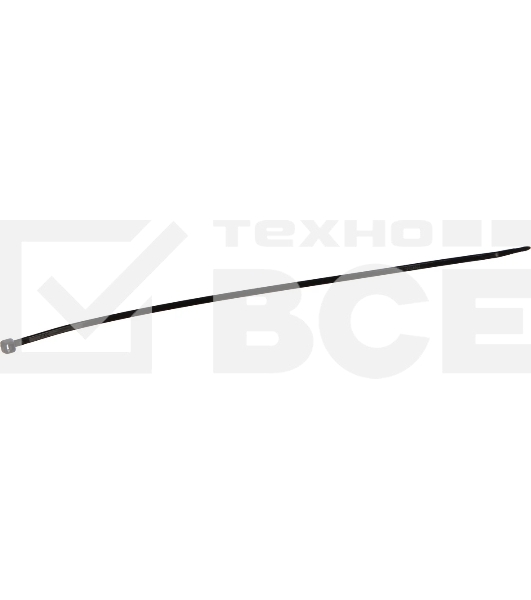 Нейлоновые стяжки Fortisflex КСС 3х200 мм черный 100 штук