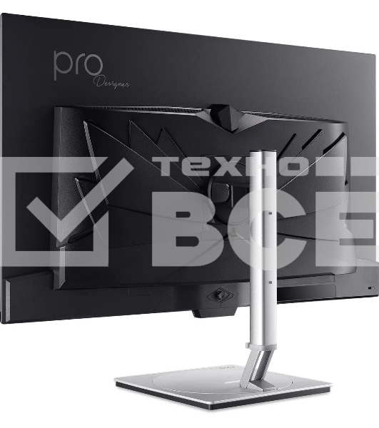 Монитор 31.5' Acer ProCreator PE320QKXsmiiphuzx QD OLED 3840x2160, 240 Гц, 0.01 мс, 16:9, 250 кд/м², 2xHDMI 2.1, DP 2.1, USB-C (90 Вт PD), USB Hub (2x USB-A), 3.5 Jack, динамики (2x5 Вт), HDR10+, FreeSync Premium Pro, серебристо-черный