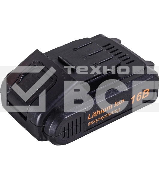 Дрель-шуруповерт аккумуляторная Вихрь ДА-16Л-2КА 72/14/49, Аккумуляторная, 16В, 2 АКБ, Кейс