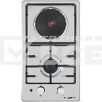 Комбинированная варочная панель (электрическая+газовая) Maunfeld EEHS.32.3ES.KG, фото 1