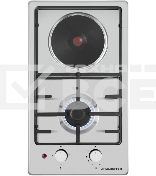 Комбинированная варочная панель (электрическая+газовая) Maunfeld EEHS.32.3ES.KG