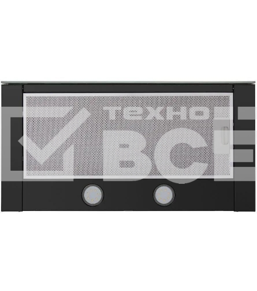 Вытяжка встраиваемая Maunfeld Ouse Touch Glass 60 черный, 60 см, 750 куб. м/ч, 48 дБ