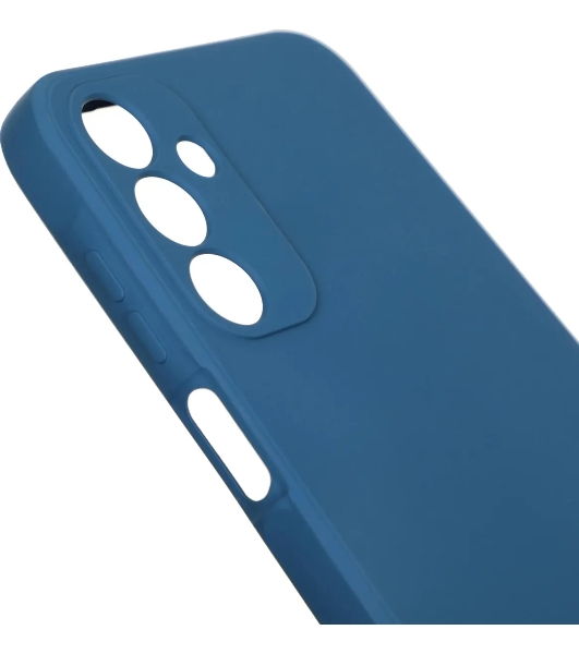 Чехол (клип-кейс) BoraSCO для Samsung Galaxy A15 Microfiber Case синий (72893)