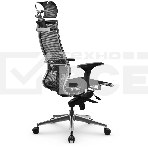 Кресло Метта Samurai S-3.051 MPES эко.кожа/сетка с подголов. крестов. металл хром, фото2