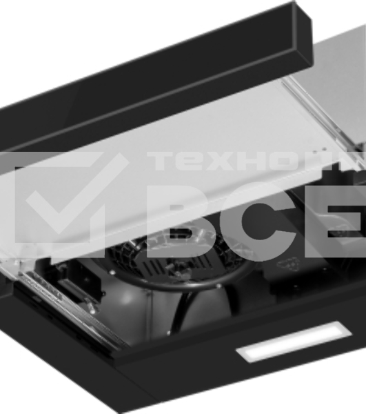 Вытяжка Weissgauff TEL 500 Black Glass