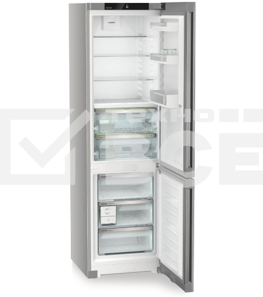 Холодильник Liebherr CBNsfc 57vi-22 001 серебристый двухкамерный 255/94л морозилка снизу