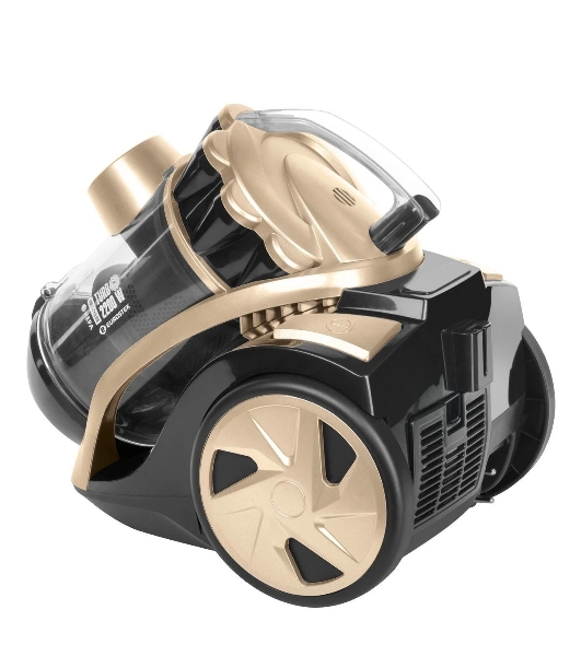 Пылесос Eurostek EVC-3002 черный/бежевый, 400/2200 Вт, уборка сухая, пылесборник контейнер 2.5 л