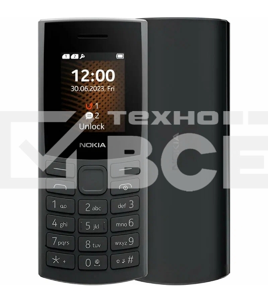 Мобильный телефон Nokia 106 TA-1564 DS CHARCOAL  4/4Mb черный