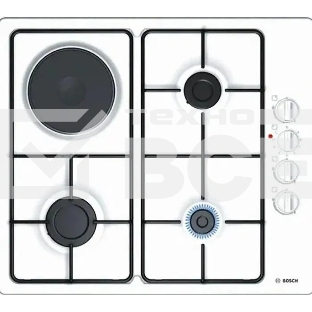 Газовая варочная поверхность Bosch PBY6C2B82Q белый