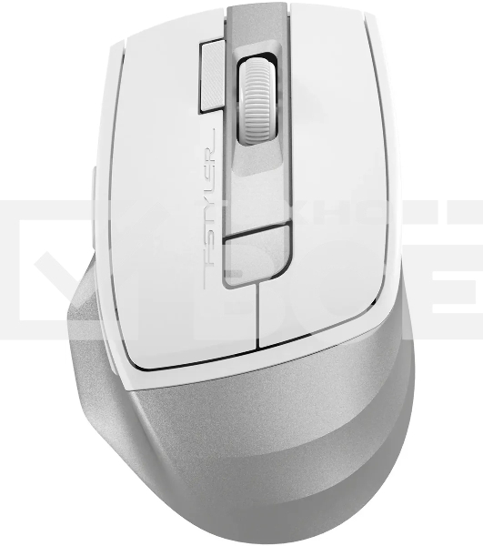Мышь беспроводная A4Tech Fstyler FG45CS Air2 белый/серебристый, 2000 dpi, радиоканал, USB, кнопки - 7