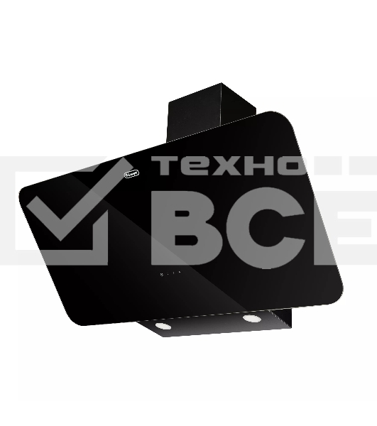 Наклонная стеклянная кухонная вытяжка DeLonghi Arco 908 NB