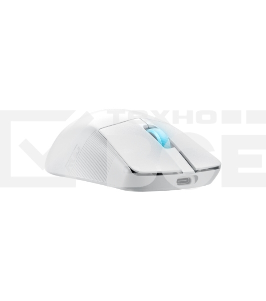 Мышь беспроводная/проводная ASUS ROG Harpe Ace Aim Lab Edition белый, 36000 dpi, радиоканал, Bluetooth, USB, кнопки - 5