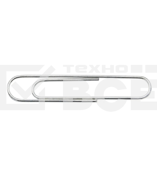 Скрепки Silwerhof никель 50мм (упаковка: 50шт) картонная коробка