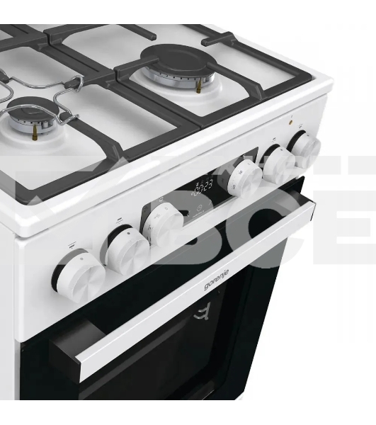 Плита комбинированная Gorenje GK5C42WF-B белый, конфорок 4 газовых, духовка 70 л, 50 см x 85 см x 59.4 см