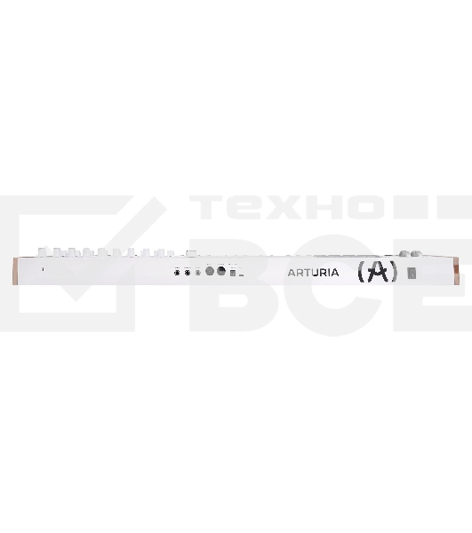 Клавиатура MIDI [231631] Arturia [KeyLAB 61 MK3 White] 61 клавиша, полувзвешенная механика, дисплей, 12 пэдов, 9 фейдеров, 9 поворотных регуляторов, 3 входа для подключения педалей, MIDI in/out, USB-C