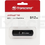 Флеш диск Transcend 512Gb Jetflash 700 TS512GJF700 USB3.0 черный, фото 1