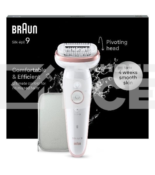 Электрический эпилятор BRAUN SES9-000 розовое золото/белый