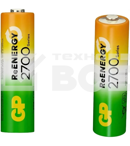 Аккумулятор GP 270AAHC4/2RGY-2CRCB6 AA NiMH 2700mAh (6шт) блистер