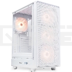 Компьютерный корпус HSPD M510, Mesh Mid Tower, белый, TG, 0.5 SPCC, 4x120мм ARGb ATX, mATX, mITX 180/280/160мм 1x2.5
