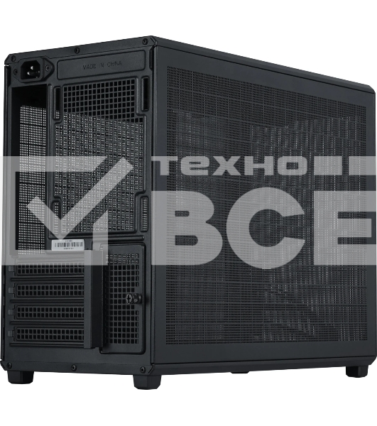 Компьютерный корпус Accord ACC-H1851 черный без БП ATX 4x120мм 1xUSB 3.0 1xUSB3.1 audio