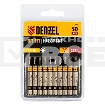Набор бит Denzel TORX 8х50, сталь S2, шестигранный профиль, 10 шт., фото3