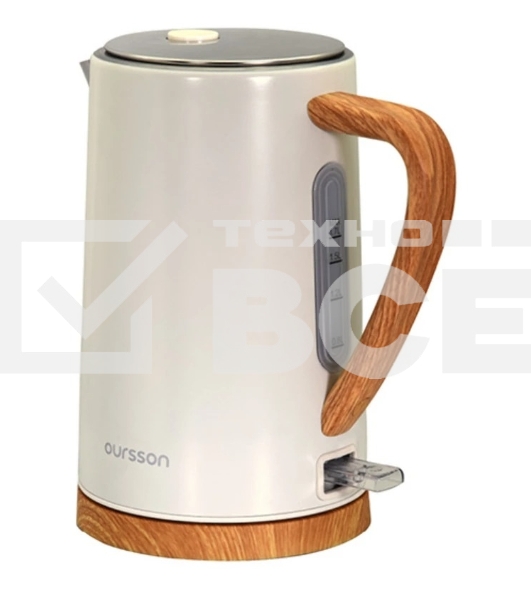 Чайник электрический OURSSON KE1754MD/IV слоновая кость