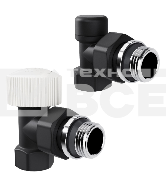 Набор термостатический угловой Royal Thermo Design 1/2