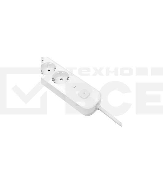 Удлинитель EKF UBA-LUX-515-TC 5х1.5 м IP20 2USB 2.4А+2type-C LUX 1.5 кв.мм