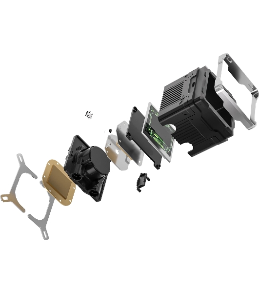 Система жидкостного охлаждения Formula V Line Cryo Wing Digi 240 BK, 240мм, LCD 2.73', 2x120мм, ARGB fans, LGA115X/1200/1700/1851/1366/2011/2066, AM3/AM4/AM5/Ryzen3/Ryzen5/Ryzen7/Threadripper/RT4