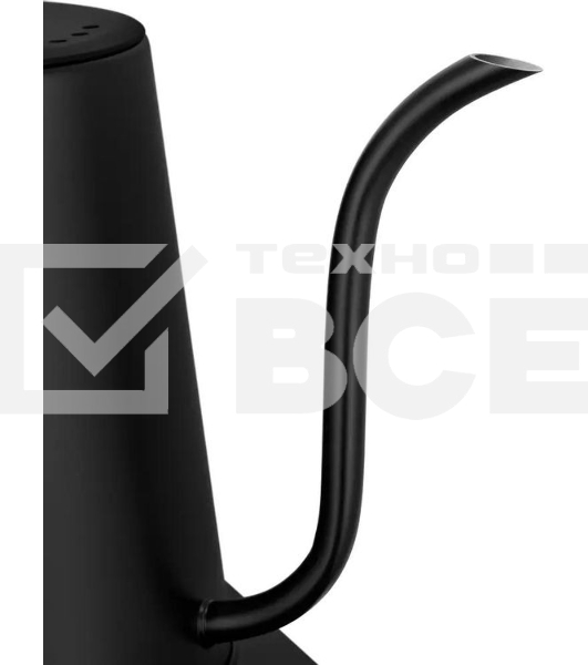 Чайник электрический Kitfort КТ-6726 1л. 1200Вт черный/дерево корпус: нерж.сталь/пластик