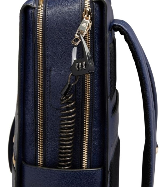 Рюкзак женский Piquadro Patricia CA6839W140BM/BLU темно-синий кожа