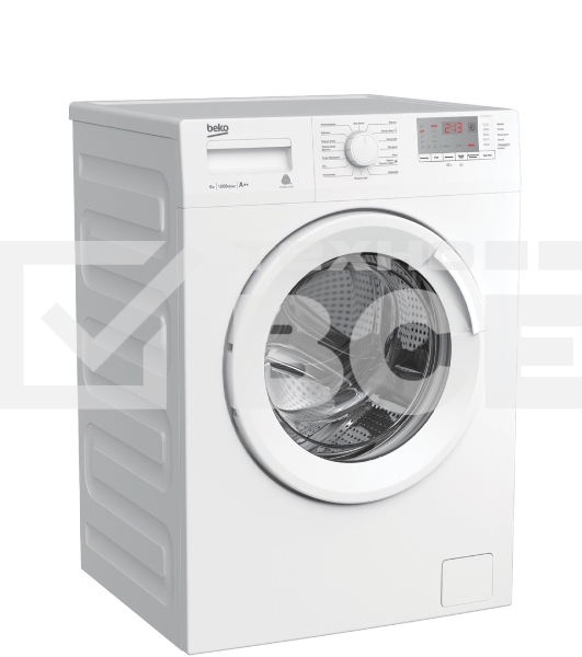 Стиральная машина Beko WRE6512BWW белый, загрузка фронтальная 6 кг, 1000 об/мин., класс: А