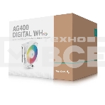 Кулер для процессора DEEPCOOL AG400 DIGITAL WH ARGB белый, 120 мм, алюминий/медь, 2100 об/мин, 31.6 дБ, 4 pin, 220 Вт, 152.7 мм, фото3
