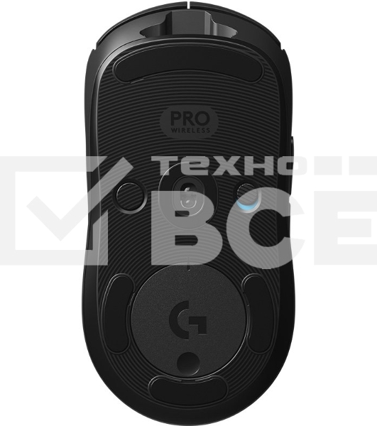 Мышь беспроводная/проводная Logitech G PRO черный, 25600 dpi, радиоканал, USB, кнопки - 7