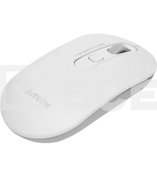Мышь беспроводная A4Tech Fstyler FG20S белый/серый, 2000 dpi, радиоканал, USB, кнопки - 3