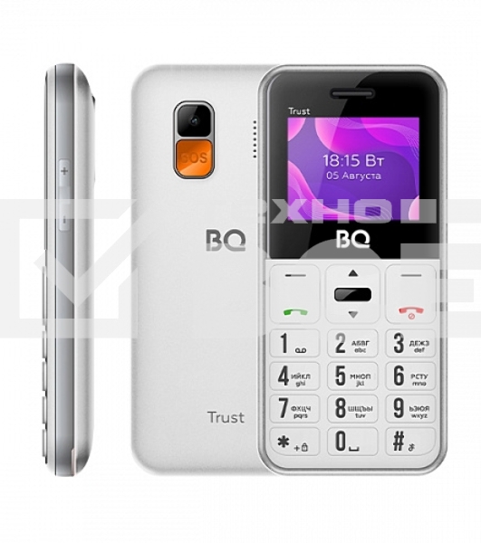 Мобильный телефон BQ 1866 Trust белый MTK6261