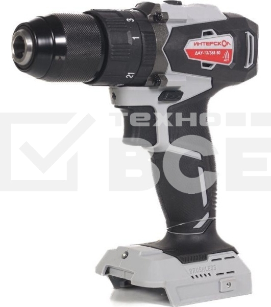 Дрель-шуруповерт аккумуляторная INTERSKOL DAU-13/36V 50