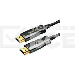 Кабель HDMI Wize [AOC-HM-HM-15M] оптический, 15 м, 4K/60HZ 4:4:4, v.2.0, ARC, 19M/19M, HDCP 2.2, Ethernet, черный, коробка