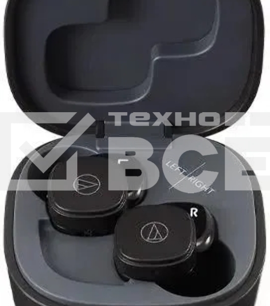 Наушники внутриканальные Audio-Technica ATH-SQ1TW черный беспроводные bluetooth в ушной раковине (80001872)