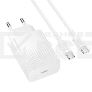 Сетевое зарядное устройство BOROFONE (6941991122743) BAS73Aaa 1Type-C 3.0A PD20W для Type-C Type-C White