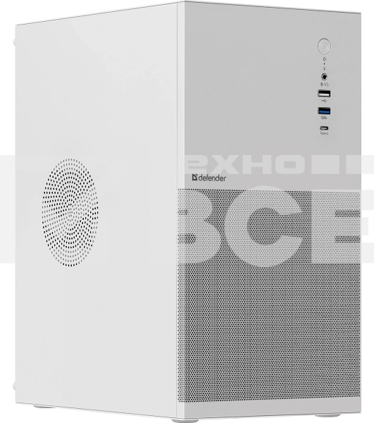 Компьютерный корпус Defender Apex Metal белый, mATX,Type C(3.0),USB3.0