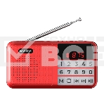 Радио FM-приемник Maxvi PR-02 red. Цифровой приемник Maxvi PR-02 предназначен для прослушивания радио и музыки. Миниатюрный Maxvi PR-02 - удобный в переноске и помещается в карман. Можно использовать карты памяти microSD и внешний USB-накопитель для воспроизведения музыки, а также аудиокниг. Благодаря функции автоматического поиска гаджет может самостоятельно находить доступные радиостанции и сохранять их в памяти, фото3
