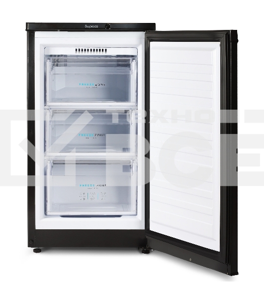 Морозильная камера Бирюса B412 черный, 80л, 3 ящика