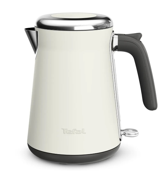 Электрочайник Tefal KI666AE0 молочный, 1.7 л, 2400 Вт, скрытый нагревательный элемент