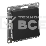 Механизм выключателя 1-кл. AtlasDesign (сх.1) 10АХ карбон, фото 1