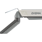 Кронштейн для мониторов ЖК Digma D-MM101 серый 17'-32' макс.9кг крепление к столешнице поворот и наклон, фото3
