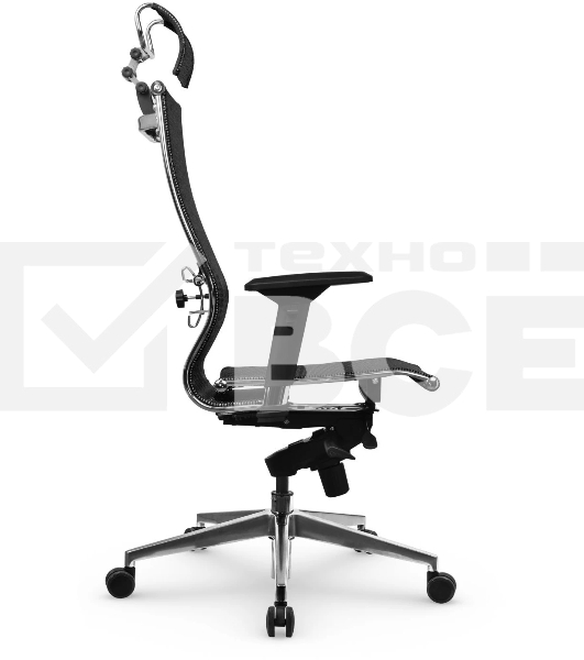 Кресло Метта Samurai S-3.051 MPES эко.кожа/сетка с подголов. крестов. металл хром