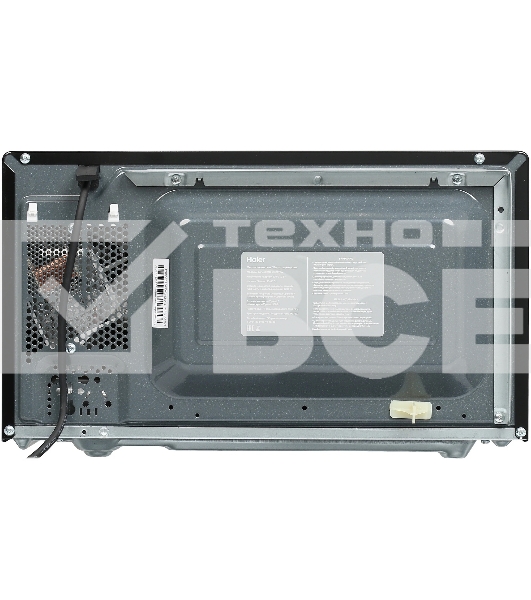 Микроволновая печь Haier HMG-DG207BA черный, 20 л, 700 Вт, переключатели - кнопки, поворотный механизм