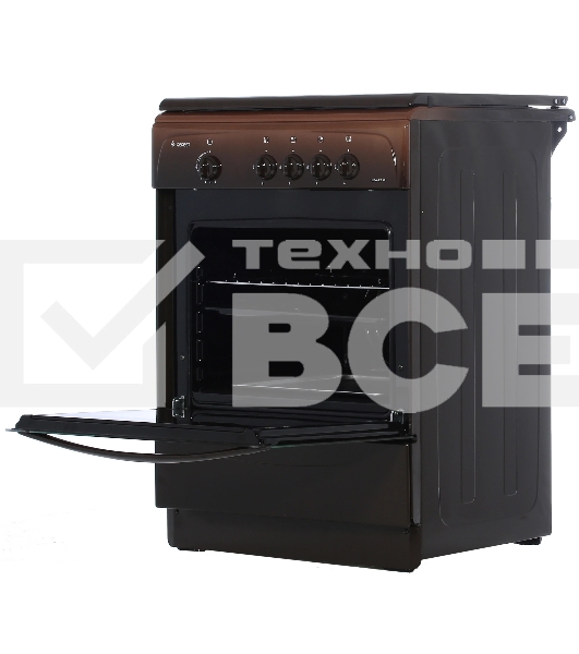 Плита газовая Gefest ПГ 1200-С7 К89 коричневый, конфорок 4 шт, духовка 63 л, 60 см x 85 см x 60 см